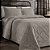 Jogo de Colcha Urban Linen - Queen - Cinza - Rozac - Imagem 1