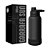 Garrafa Térmica Sun Base Silicone Premium - Preto Perolado - 800ml - Brasfoot - Imagem 2
