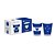 Jogo de Copos de Dose 2 Peças 55ml - Cruzeiro - Brasfoot - Imagem 1