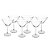 Jogo de Taças para Martini em Cristal - 280ml - 6 Peças - Crystalite Bohemia - Imagem 1
