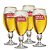 Jogo de Taças de Cerveja Stella Artois - 4 Peças - Ruvolo - Imagem 1