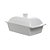 Manteigueira Blanc em Porcelana 16cm - L'Hermitage - Imagem 1