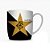 Caneca de Porcelana Urban Botafogo Estrela 300ml - Brasfoot - Imagem 2