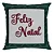 Capa para Almofada Natalina - Feliz Natal 445552 - 43x43cm - Belchior - Imagem 1