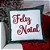Capa para Almofada Natalina - Feliz Natal 445552 - 43x43cm - Belchior - Imagem 2