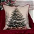 Almofada Natalina com Cordonê - Árvore de Natal 445578 - 43x43cm - Belchior - Imagem 2
