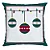 Almofada Natalina - Bolas de Natal 445555 - 43x43cm - Belchior - Imagem 1