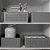 Organizador Multiuso com Alça 8 Litros  Flow - Chumbo - Ou - Imagem 3