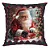 Capa para Almofada Natalina - Papai Noel 445557 - 43x43cm - Belchior - Imagem 1