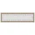 Trilho de Mesa Natalino - Flocos de Neve - 42cm x 1,41m - Belchior - Imagem 1
