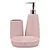 Jogo de Banheiro Pale Cerâmica - Softpink - 3 Peças - Mimo Style - Imagem 1
