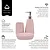 Jogo de Banheiro Pale Cerâmica - Softpink - 3 Peças - Mimo Style - Imagem 5