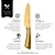 Faca Chef Inox Premium Gold 8'' - Mimo Style - Imagem 2