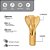 Conjunto de Utensílios de Bambu - 5 Peças - Euro Home - Imagem 2
