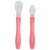Conjunto de Colheres em Silicone Rosa - 2 peças - Buba - Imagem 2