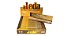 Seda aLeda Ouro (Brown) king size slim Unbleached paper CX C/20 - Imagem 1