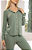 Pijama Botões Americano Manga Longa -Verde- Malu - Imagem 2