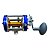 Carretilha Dourada Omega 60 Perfil Alto Pesca 3 Rolamentos - Imagem 3