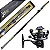 KIT ULTRA LIGHT JOKER SPIN VARA 2,40 METROS + MOLINETE JOKER 800 BLACK - Imagem 1