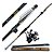KIT ULTRA LIGHT JOKER SPIN VARA 2,40 METROS + MOLINETE JOKER 800 BLACK - Imagem 2