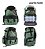 Mochila Albatroz AF17-0110 - Com 4 Estojos Green - Imagem 4