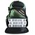 Mochila Albatroz AF17-0110 - Com 4 Estojos Green - Imagem 2