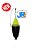 BOIA JR PESCA CEVADEIRA - MINI PARRUDA - Imagem 1