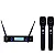 Microfone Sem Fio Duplo Dylan DW-902 Power UHF Recarregável - Imagem 1
