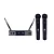 Microfone sem fio duplo mão UHF DYLAN UDX-02 MULTI Multi-frequência - Imagem 1