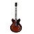 Guitarra Shelter SWF Semiacústica Corpo Maple, Escala Purple Heart, Captação Wilkinson HH, Walnut - Imagem 1