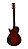 Guitarra Shelter S100FW Les Paul Corpo Mogno, Tampo Flamed Maple, Captação Wilkinson HH, Honey Sunburst - Imagem 2