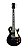 Guitarra Shelter S100W Les Paul Corpo Basswood, Braço Colado Maple, Captação Wilkinson HH,Black - S100W_B - Imagem 1