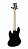 Contra Baixo Shelter Jazz Bass SHJB755 Pro 5 Cordas Wilkinson BK - Imagem 2
