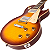 Guitarra Vintage Reissued V 100 IT Les Paul Flamed Iced Tea - Imagem 2