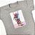 Camiseta Feminina T-Shirt Luxo Cinza Mescla com Acessórios Estampa Sandália Salto Preta - Imagem 1