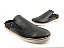 Babuche Mule Masculino Preto Liso - Imagem 1