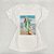 Camiseta Feminina T-Shirt Luxo Off White com Acessórios Estampa Picolé Sereia - Imagem 2