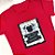 Camiseta Feminina T-Shirt Luxo Vermelha com Acessórios Estampa Cachorro Bad Dog - Imagem 3