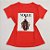 Camiseta Feminina T-Shirt Luxo Laranja com Acessórios Estampa Vogue Vestido - Imagem 1