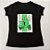 Camiseta Feminina T-Shirt Luxo Preta com Acessórios Estampa Moto 1964 - Imagem 1
