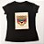 Camiseta Feminina T-Shirt Luxo Preta com Acessórios Estampa Onça Braba - Imagem 3