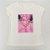 Camiseta Feminina T-Shirt Luxo Off White com Acessórios Estampa Vestido Rosa - Imagem 2