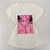 Camiseta Feminina T-Shirt Luxo Off White com Acessórios Estampa Vestido Rosa - Imagem 1