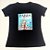 Camiseta Feminina T-Shirt Luxo Preta com Acessórios Estampa Paris Parque - Imagem 3