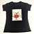 Camiseta Feminina T-Shirt Luxo Preta com Acessórios Estampa Poodle Roupinha - Imagem 3