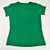 Camiseta Feminina T-Shirt Básica Lisa Verde Bandeira - Imagem 2