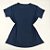 Camiseta Feminina T-Shirt Básica Lisa Azul Marinho - Imagem 1