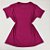 Camiseta Feminina T-Shirt Básica Lisa Fucsia Roxa - Imagem 1