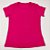 Camiseta Feminina T-Shirt Básica Lisa Rosa Pink - Imagem 1