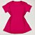 Camiseta Feminina T-Shirt Básica Lisa Rosa Pink - Imagem 2